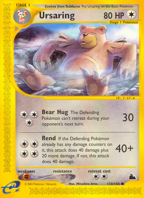 Ursaring, a Pokémon card