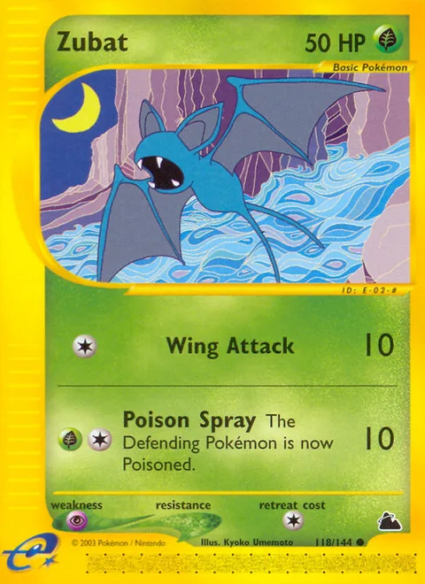 Zubat, a Pokémon card