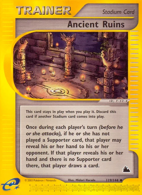 Ancient Ruins, a Pokémon card