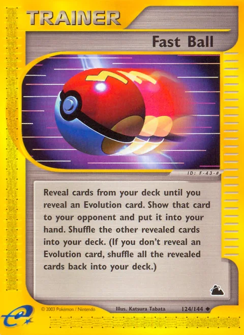 Fast Ball, a Pokémon card