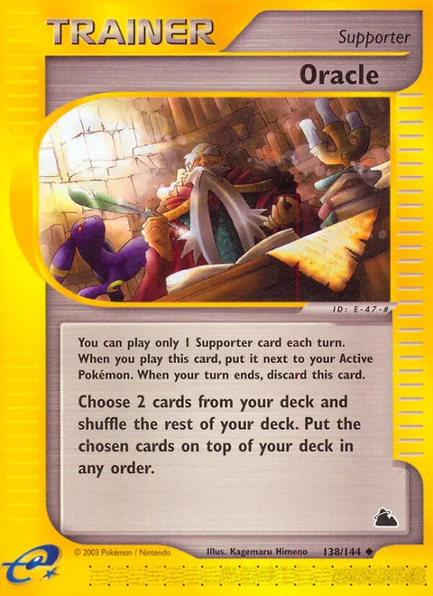 Oracle, a Pokémon card