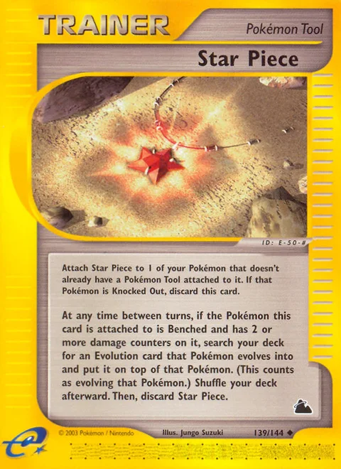 Star Piece, a Pokémon card