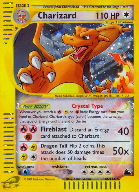 Charizard, a Pokémon card