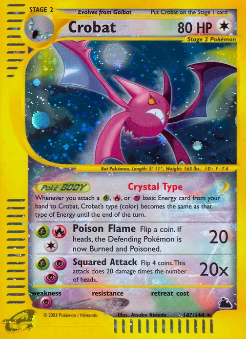 Crobat, a Pokémon card