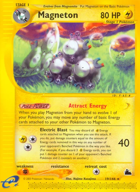 Magneton, a Pokémon card