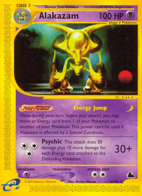 Alakazam, a Pokémon card