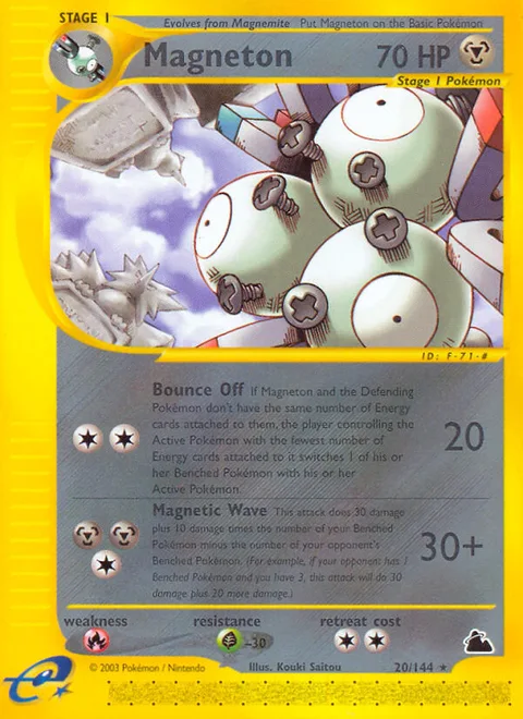 Magneton, a Pokémon card