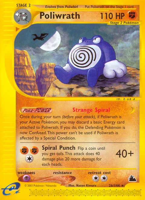 Poliwrath, a Pokémon card