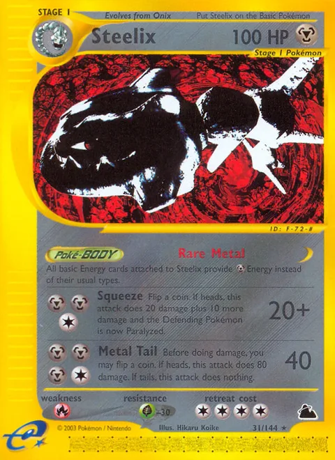 Steelix, a Pokémon card