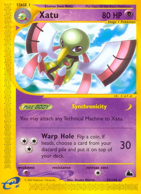 Xatu, a Pokémon card