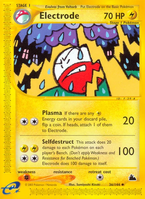 Electrode, a Pokémon card