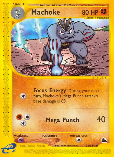 Machoke, a Pokémon card