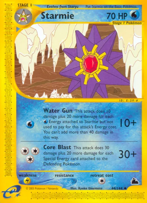 Starmie, a Pokémon card