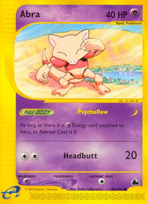 Abra, a Pokémon card