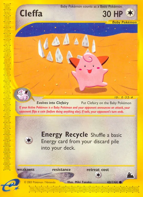 Cleffa, a Pokémon card