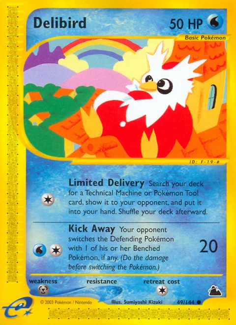 Delibird, a Pokémon card