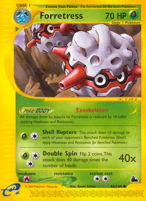 Forretress, a Pokémon card