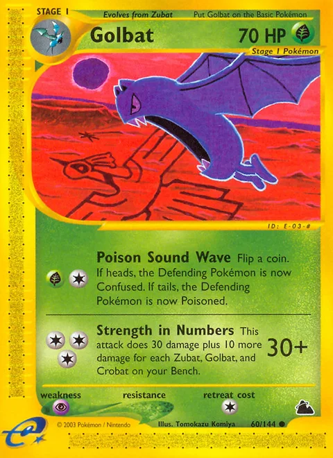 Golbat, a Pokémon card