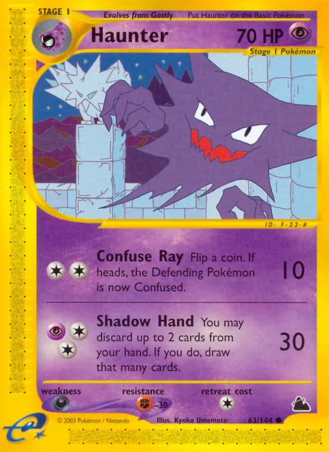Haunter, a Pokémon card
