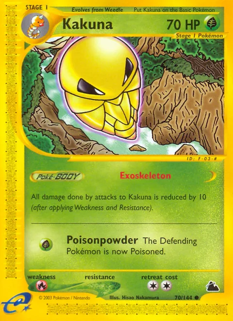 Kakuna, a Pokémon card