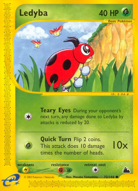 Ledyba, a Pokémon card