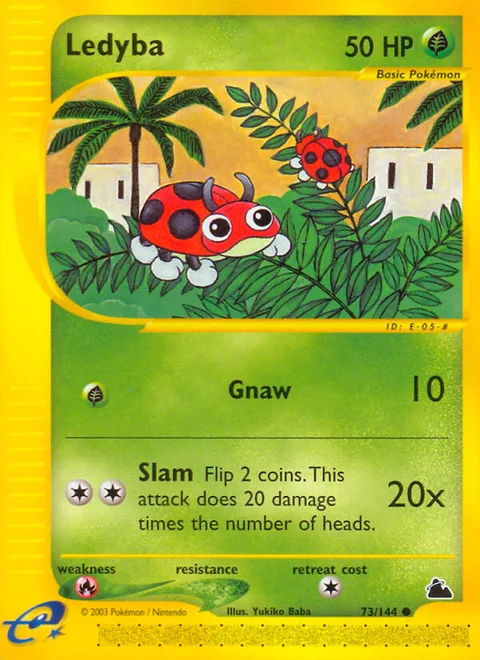 Ledyba, a Pokémon card