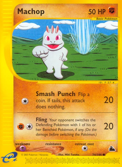 Machop, a Pokémon card