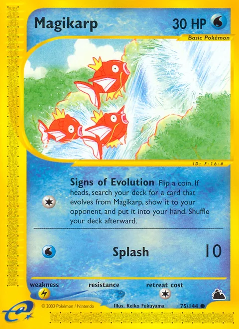 Magikarp, a Pokémon card
