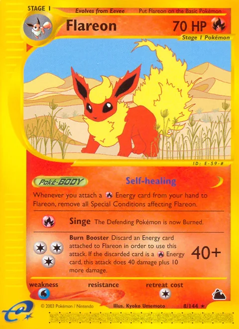 Flareon, a Pokémon card