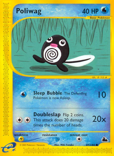 Poliwag, a Pokémon card