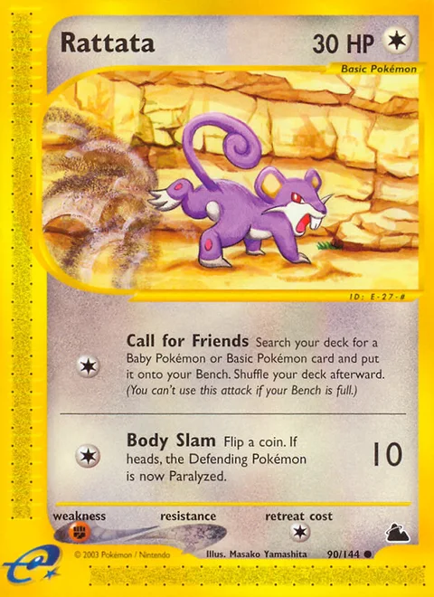 Rattata, a Pokémon card