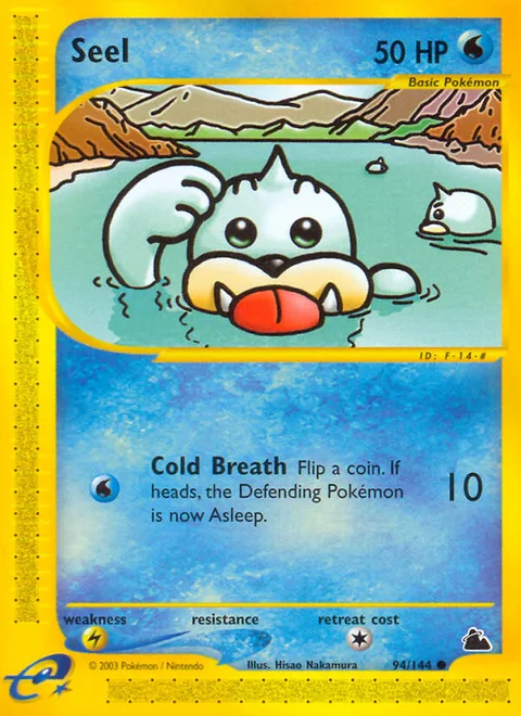 Seel, a Pokémon card