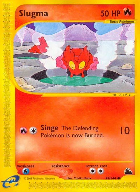 Slugma, a Pokémon card