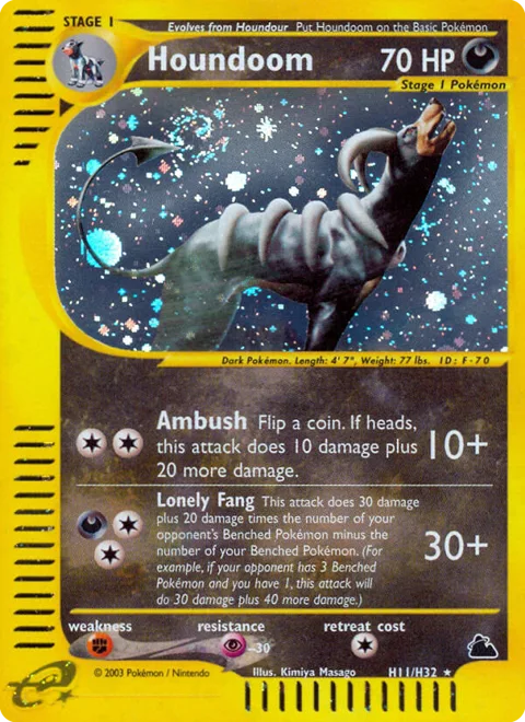 Houndoom, a Pokémon card