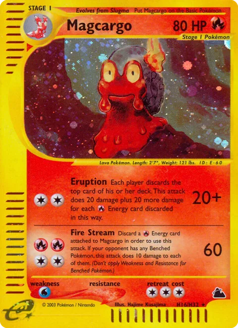 Magcargo, a Pokémon card