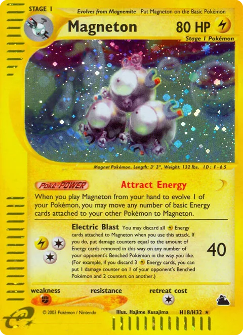 Magneton, a Pokémon card