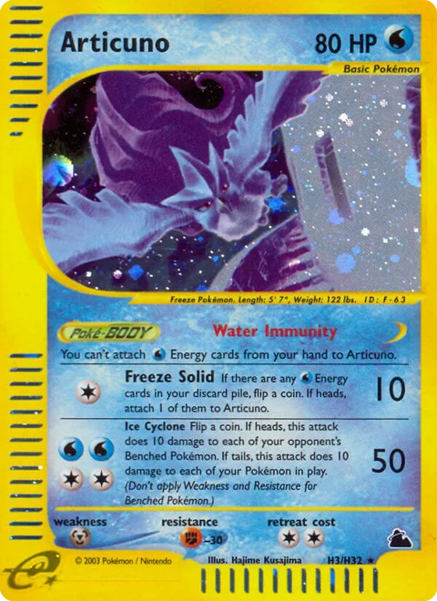Articuno, a Pokémon card