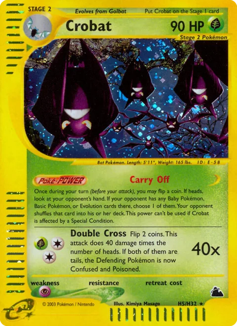 Crobat, a Pokémon card
