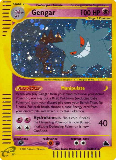 Gengar, a Pokémon card