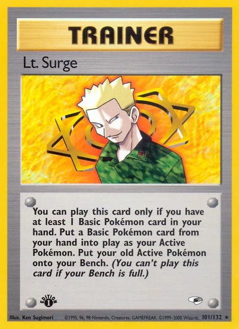 Lt. Surge, a Pokémon card