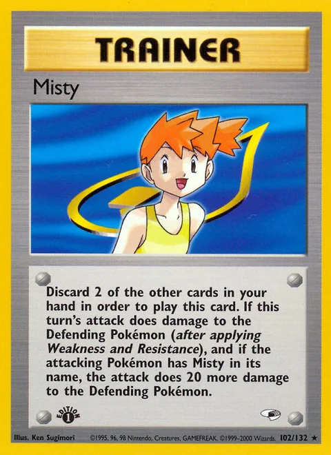 Misty, a Pokémon card