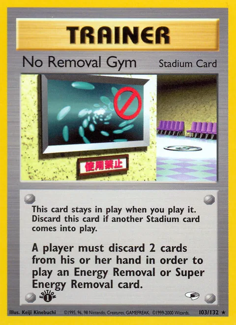 No Removal Gym, a Pokémon card
