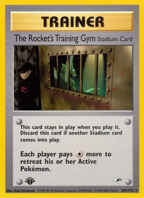 The Rocket's Training Gym, a Pokémon card