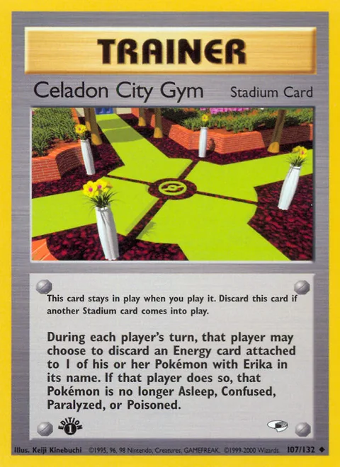 Celadon City Gym, a Pokémon card