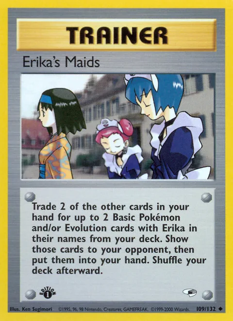 Erika's Maids, a Pokémon card