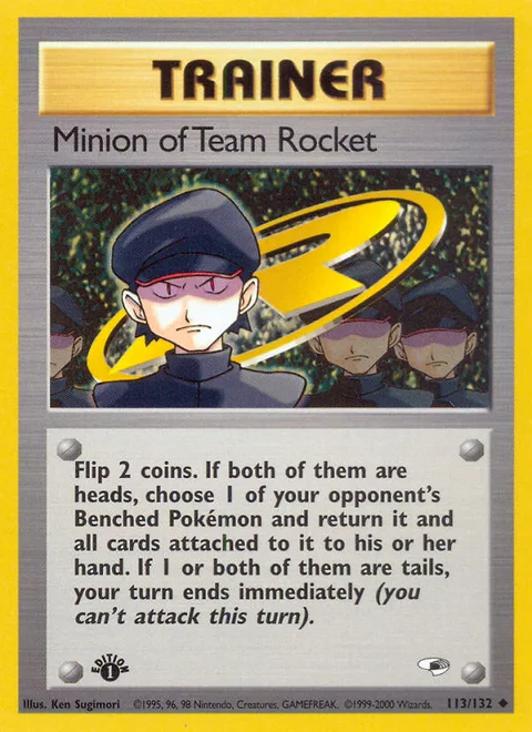 Minion of Team Rocket, a Pokémon card
