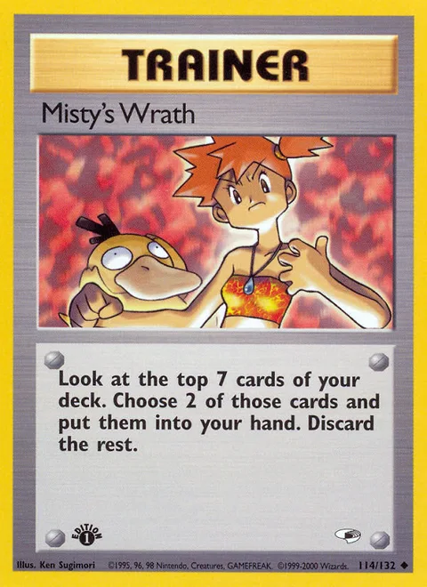 Misty's Wrath, a Pokémon card