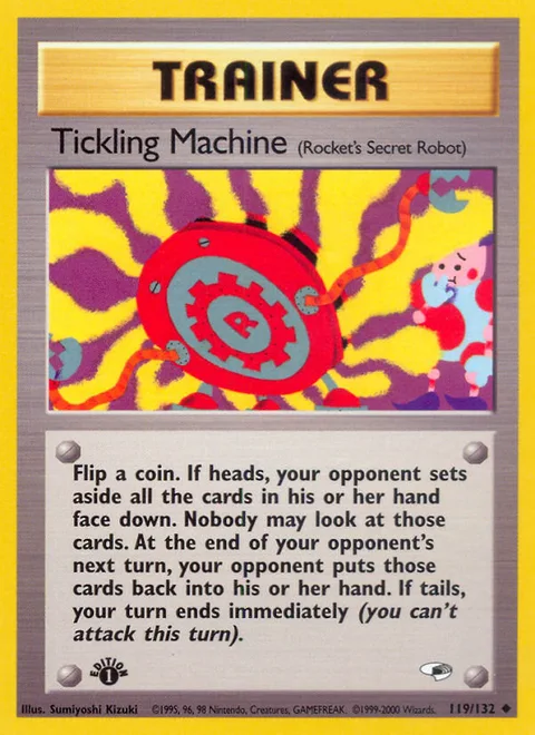 Tickling Machine, a Pokémon card