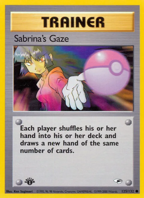 Sabrina's Gaze, a Pokémon card