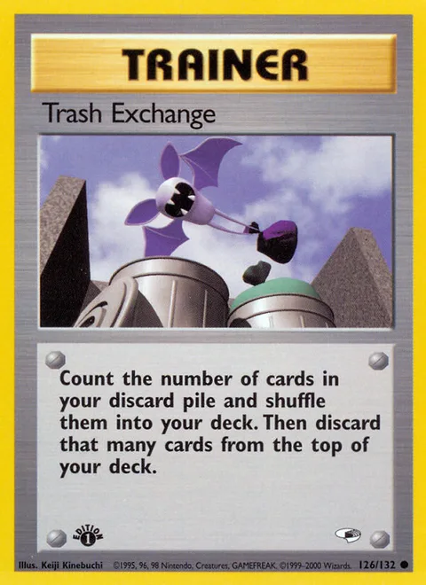 Trash Exchange, a Pokémon card
